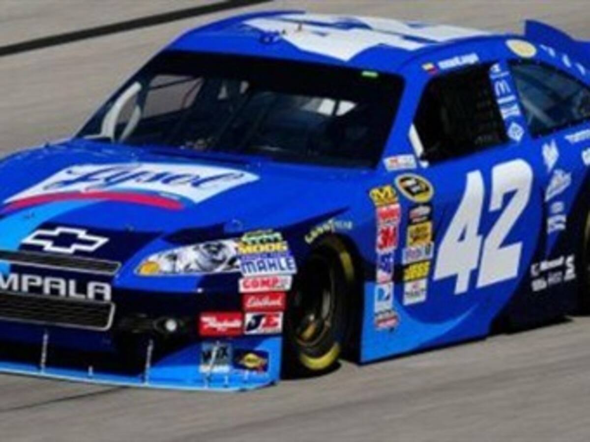 Juan Pablo Montoya terminó tercero en la carrera de la Nascar en Las Vegas