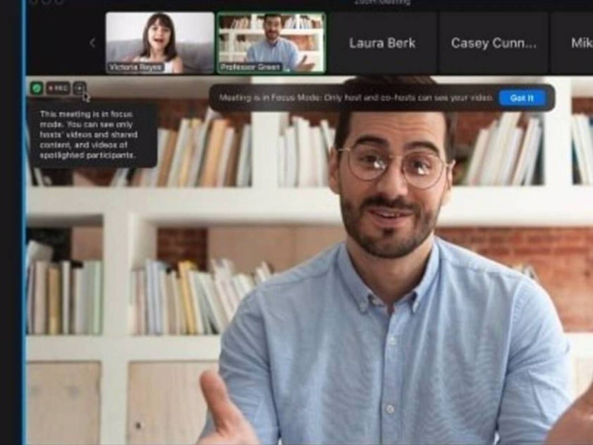 Zoom incorpora el modo concentración para evitar distracciones en los estudiantes