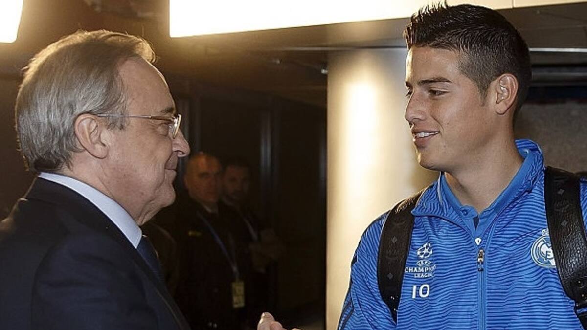 Florentino Pérez llamó a James Rodríguez: esta fue la respuesta del colombiano
