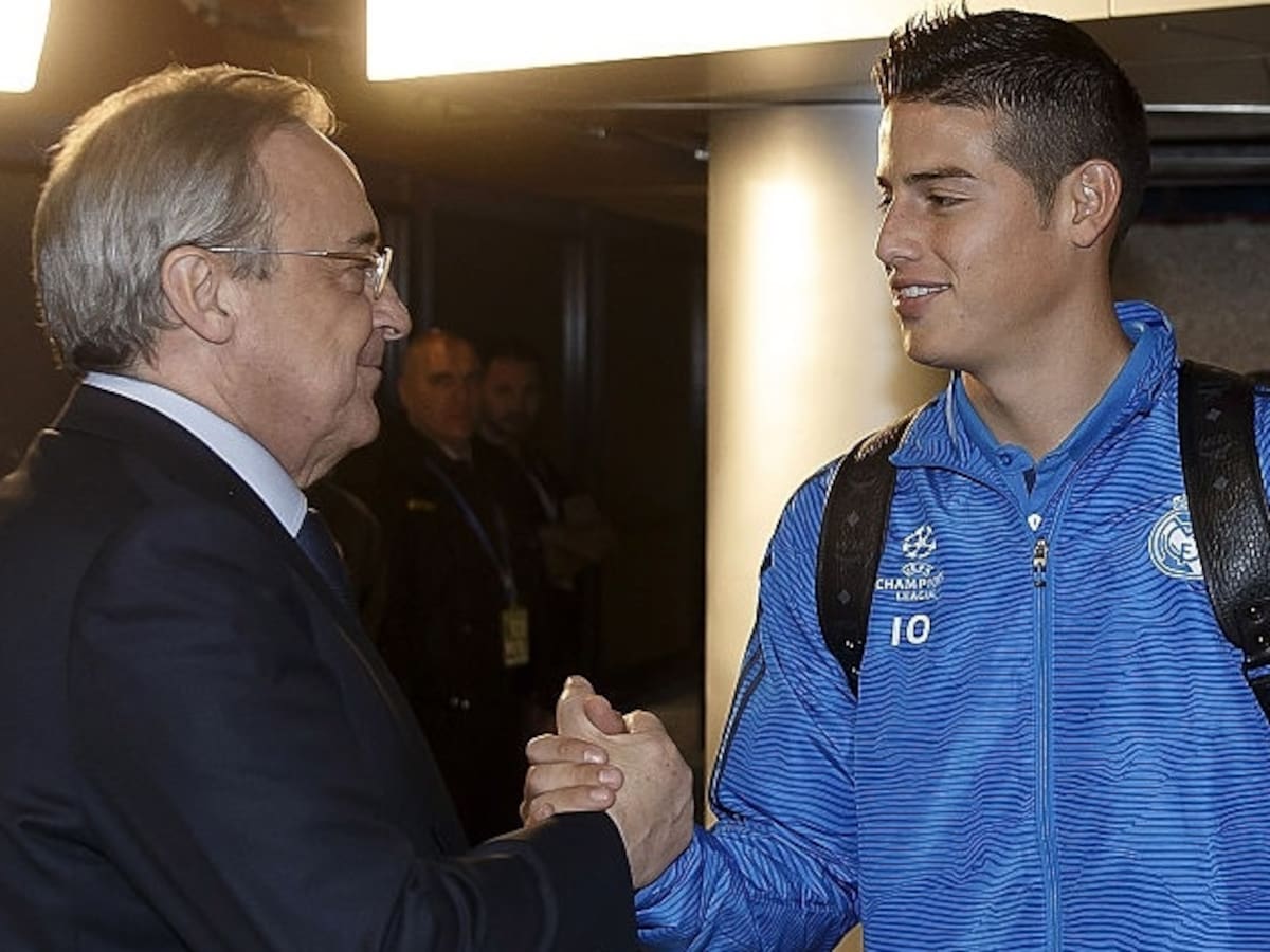 Florentino Pérez llamó a James Rodríguez: esta fue la respuesta del colombiano