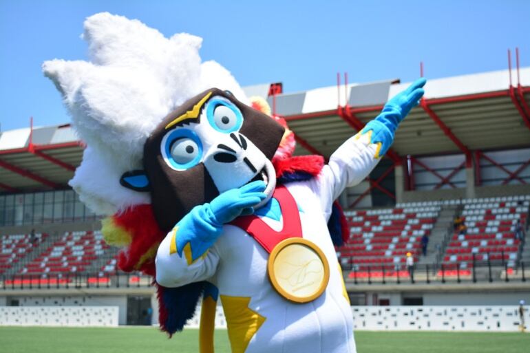 "Baqui", símbolo de los Juegos Centroamericanos y del Caribe.