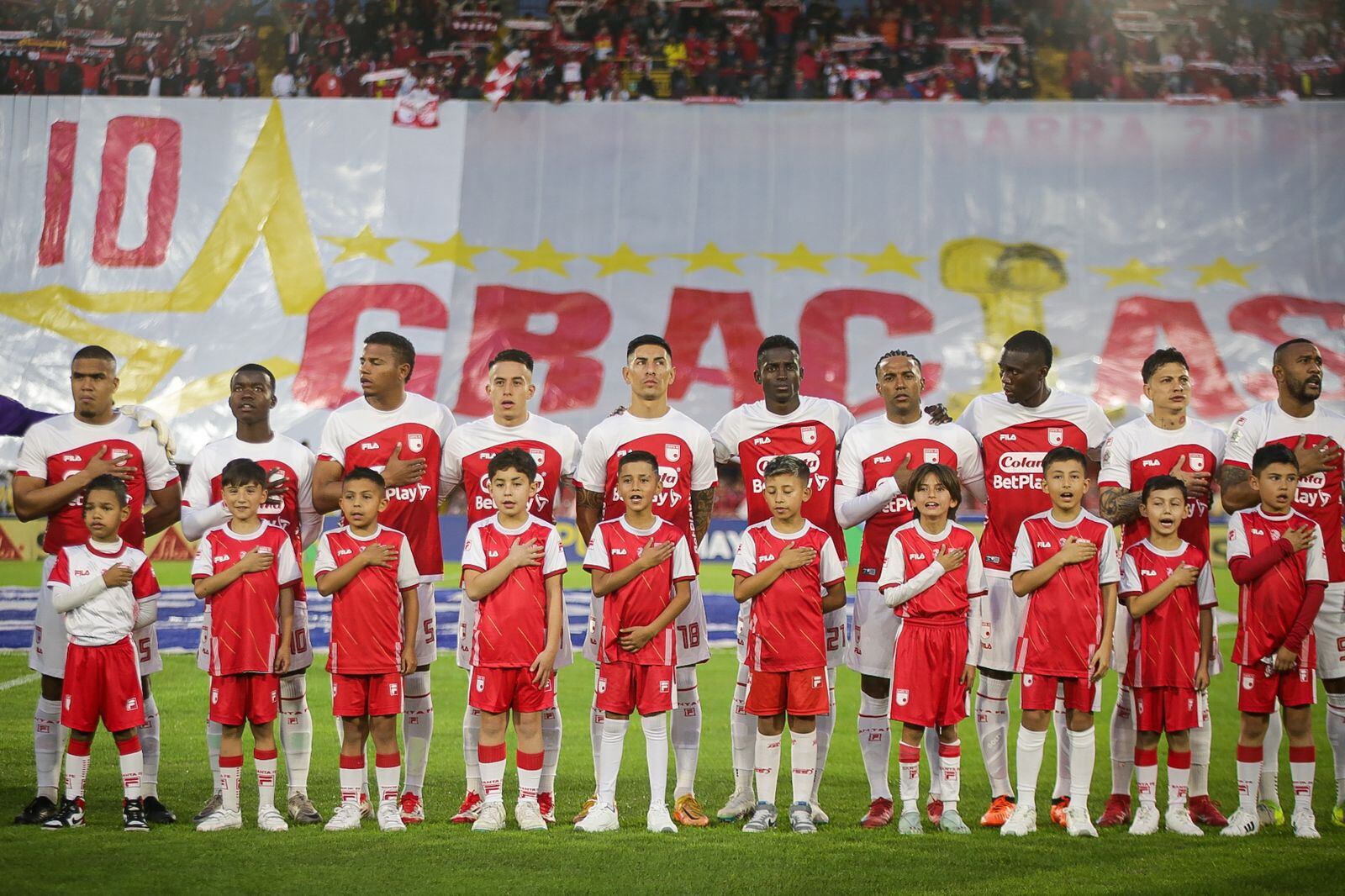 Once titular de Independiente Santa Fe ante Águilas Doradas / Colprensa.