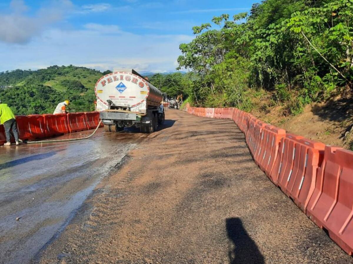 Se habilitó paso a un carril por la nueva Ruta del Cacao