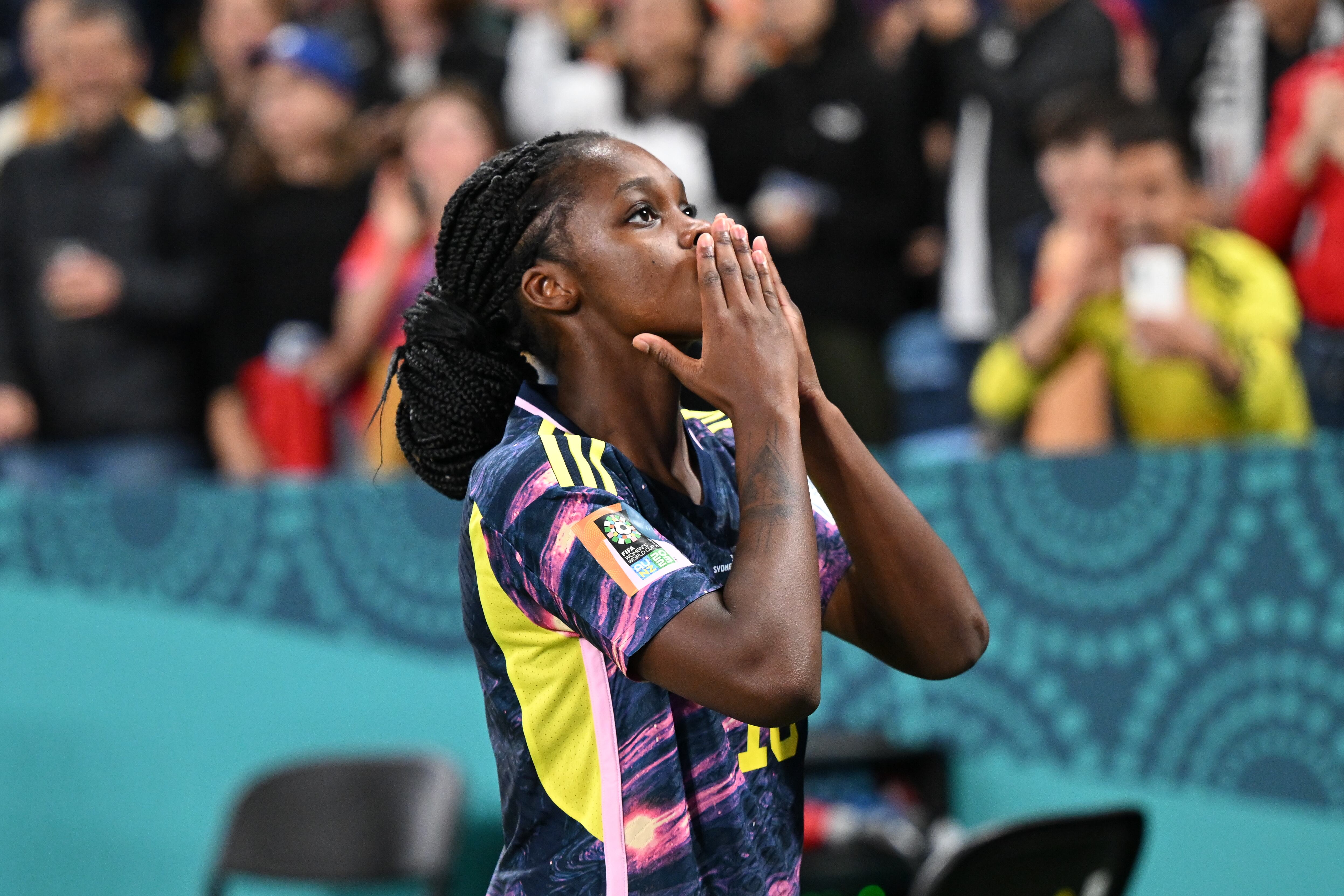 Linda Caicedo Colombia vs. Alemania Mundial Femenino 2023. (Photo by Amy Halpin /DeFodi Images via Getty Images)