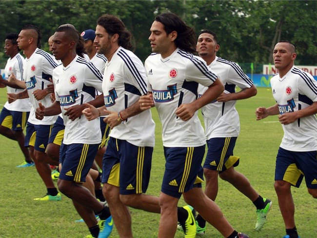 Selección Colombia realizó su primera práctica en Barranquilla