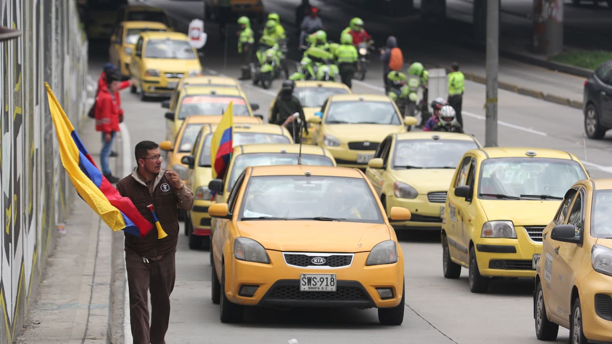 Paro Nacional de Taxistas: así se desarrollará la jornada este 23 de julio