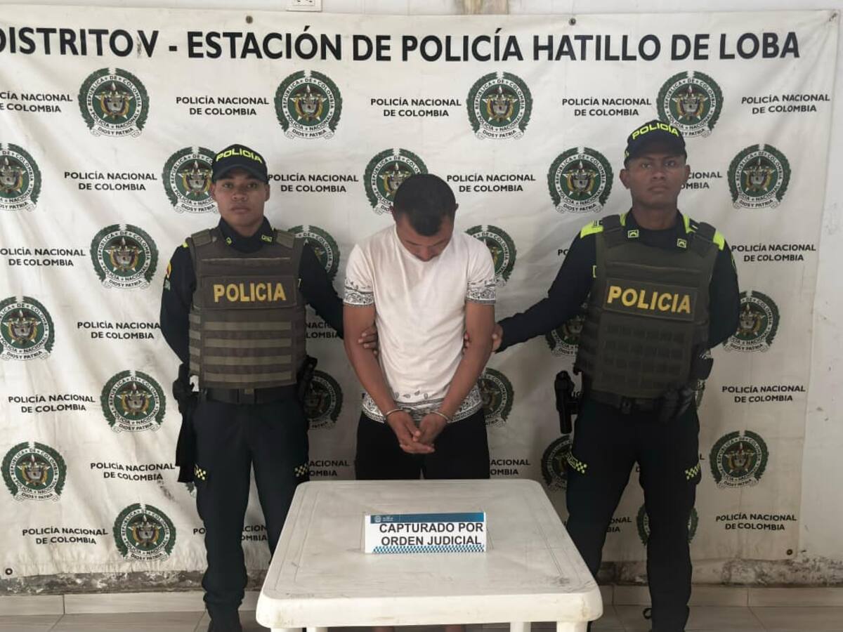 Capturan en Hatillo de Loba a hombre condenado a 7 años de cárcel por tentativa de feminicidio