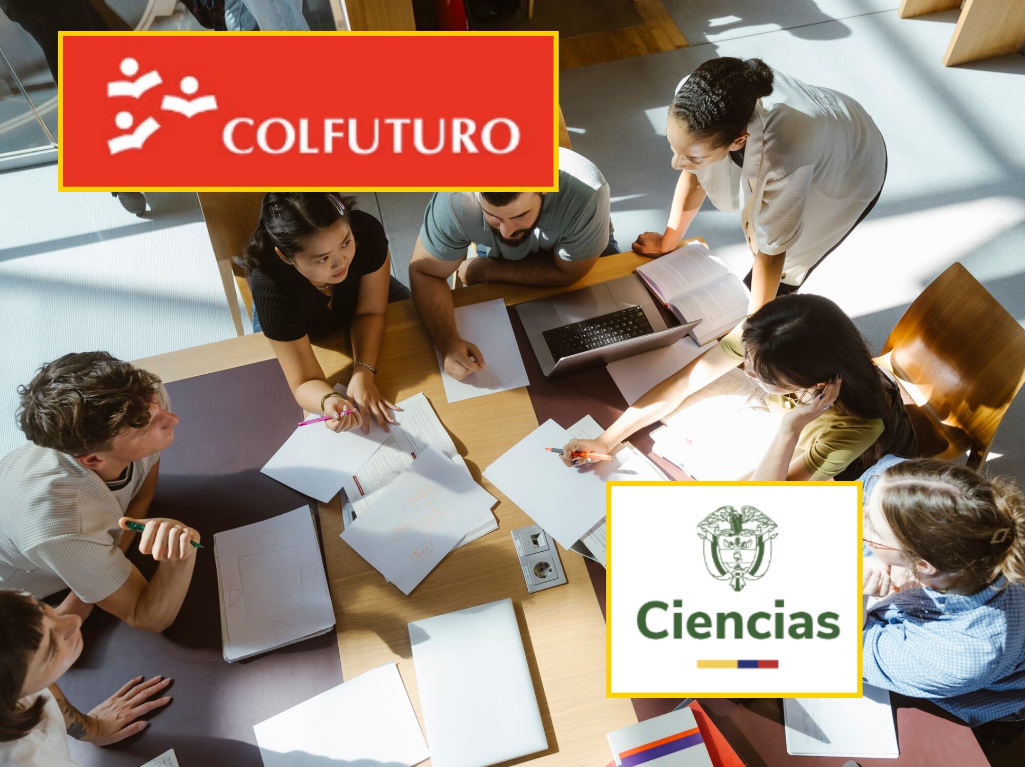 “Tenemos incertidumbre”: Colfuturo por decisión de MinCiencias de retirar apoyo a crédito beca. Fotos: Getty Images, Colfuturo y MinCiencias.