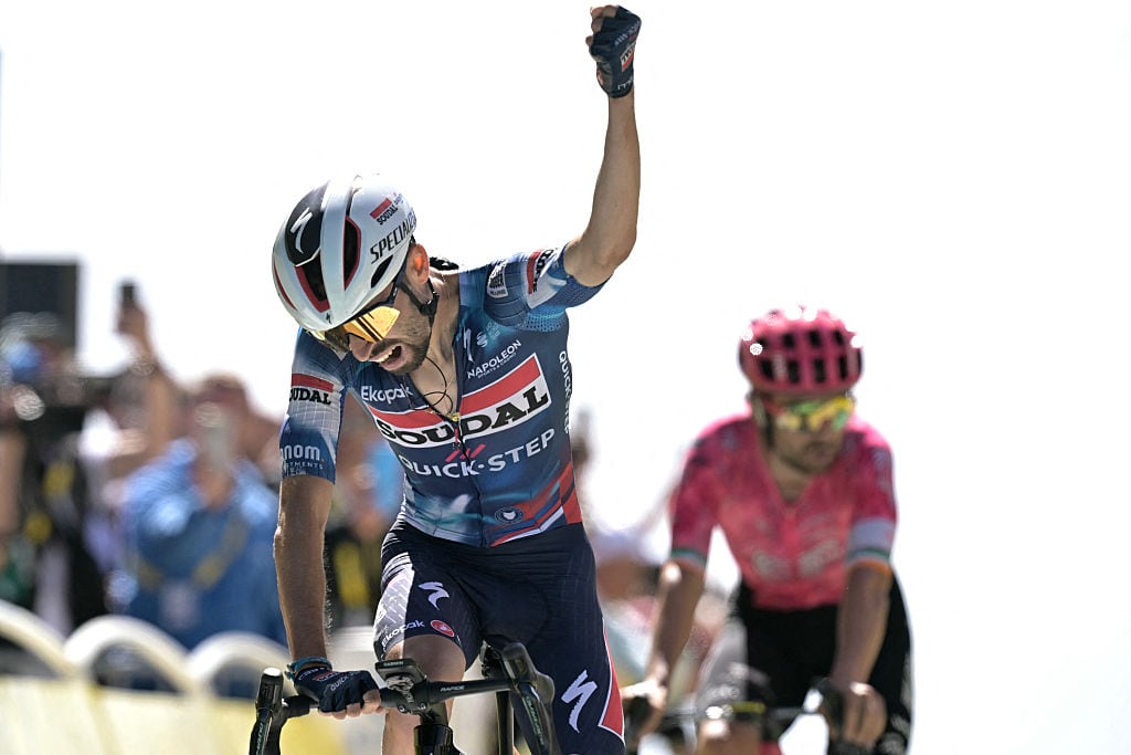 Valentin Paret-Peintre ciclista ganador de la etapa 16 del Tour de Francia 2025 /Getty Images