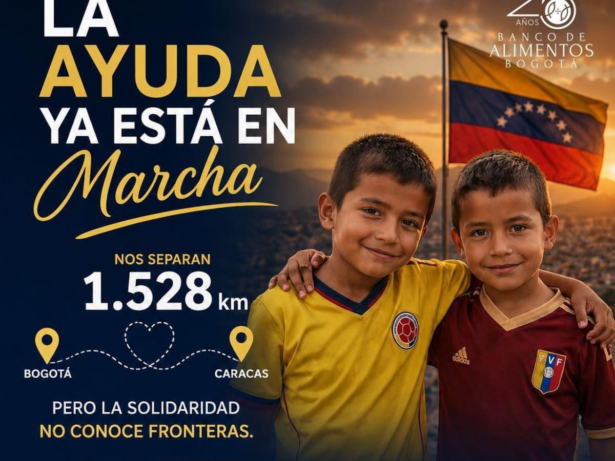 Banco de Alimentos de Bogotá lanza campaña para apoyar a las familias afectadas en Venezuela