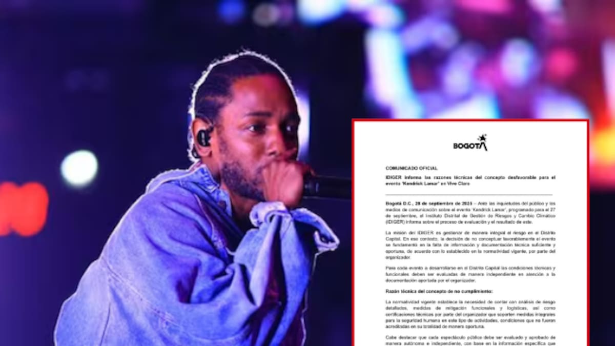 IDIGER revela las razones de la cancelación del concierto de Kendrick Lamar en Bogotá