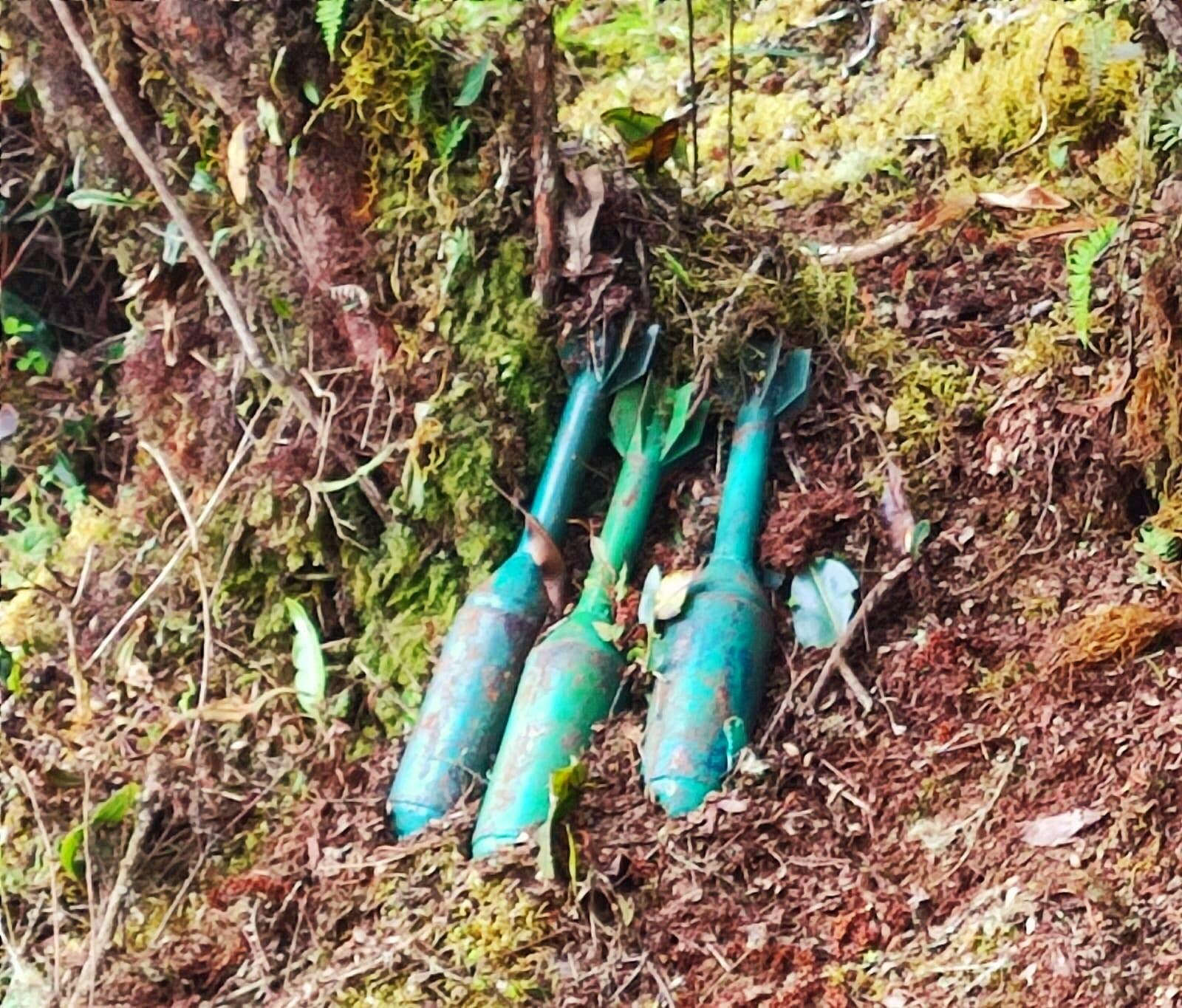 El equipo EXDE destruyó los explosivos de manera controlada sin afectaciones para los civiles y los uniformados. Crédito: Ejército Nacional.