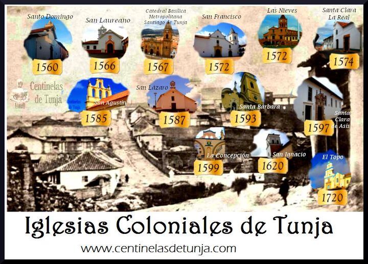 Templos Coloniales de Tunja / Foto: Centinelas Tunja
