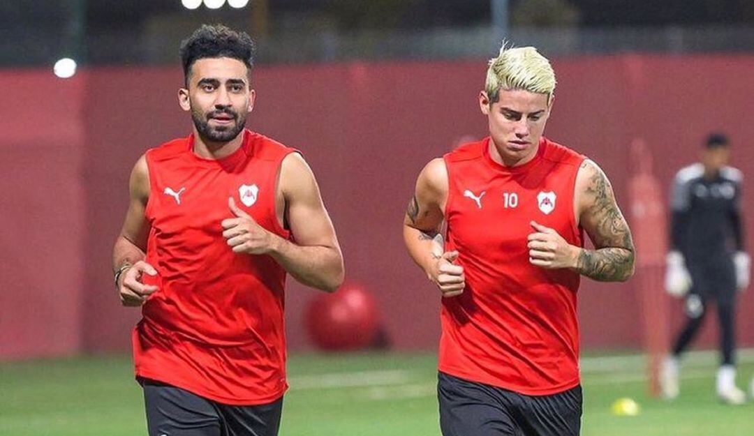 James Rodríguez regresa a los entrenamientos con Al-Rayyan