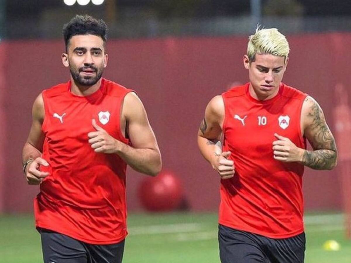 ¿Se queda?, James Rodríguez se unió a la pretemporada de Al-Rayyan