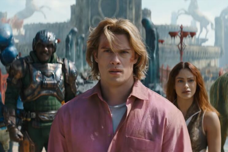 Captura de pantalla del tráiler de 'Amos del universo' en YouTube. Propiedad de Amazon MGM Studios.