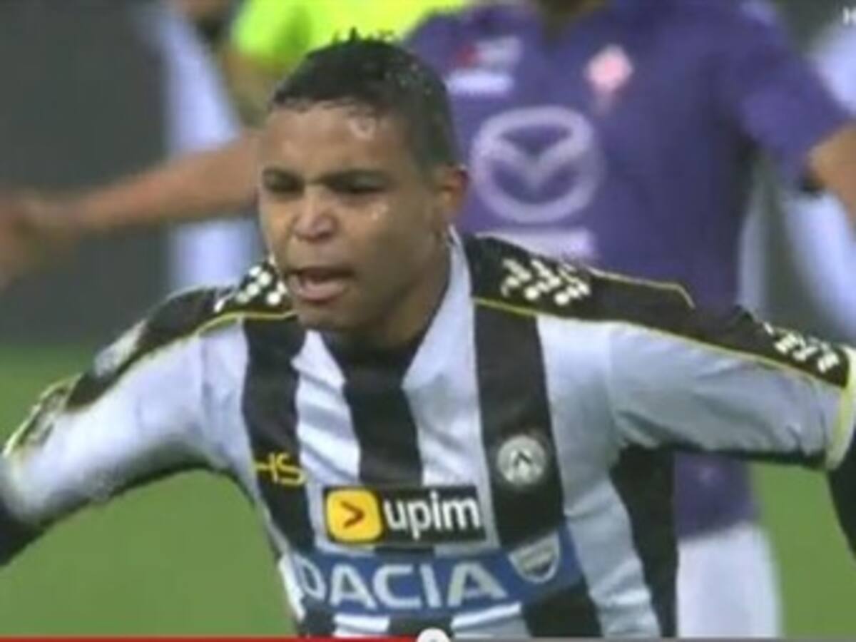 Muriel le da le triunfo a Udinese sobre Fiorentina en Copa de Italia