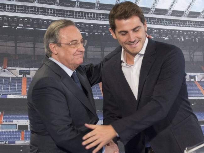 Florentino Pérez e Iker Casillas