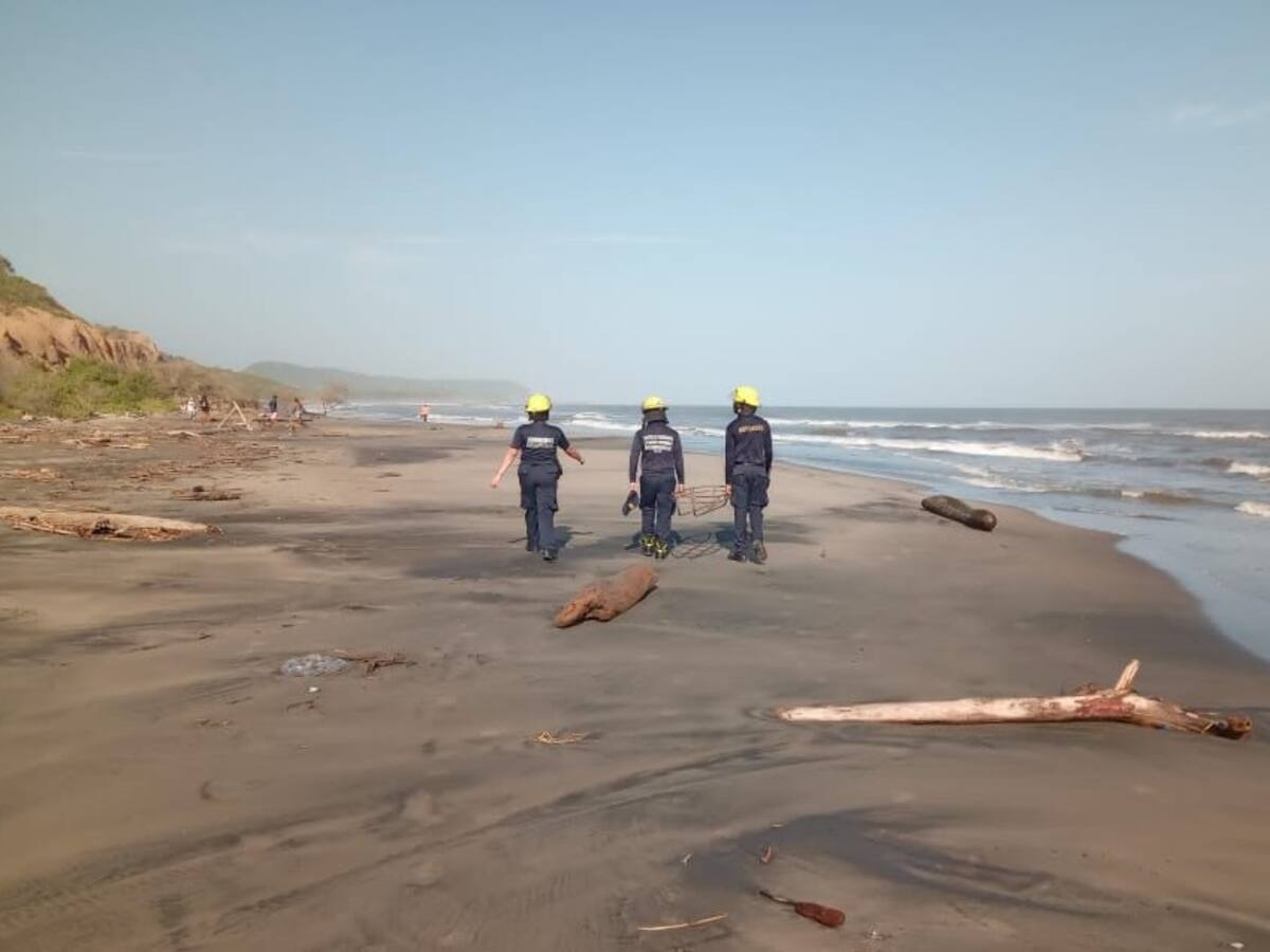 Encuentran los tres cuerpos arrastrados por el mar en Puerto Colombia