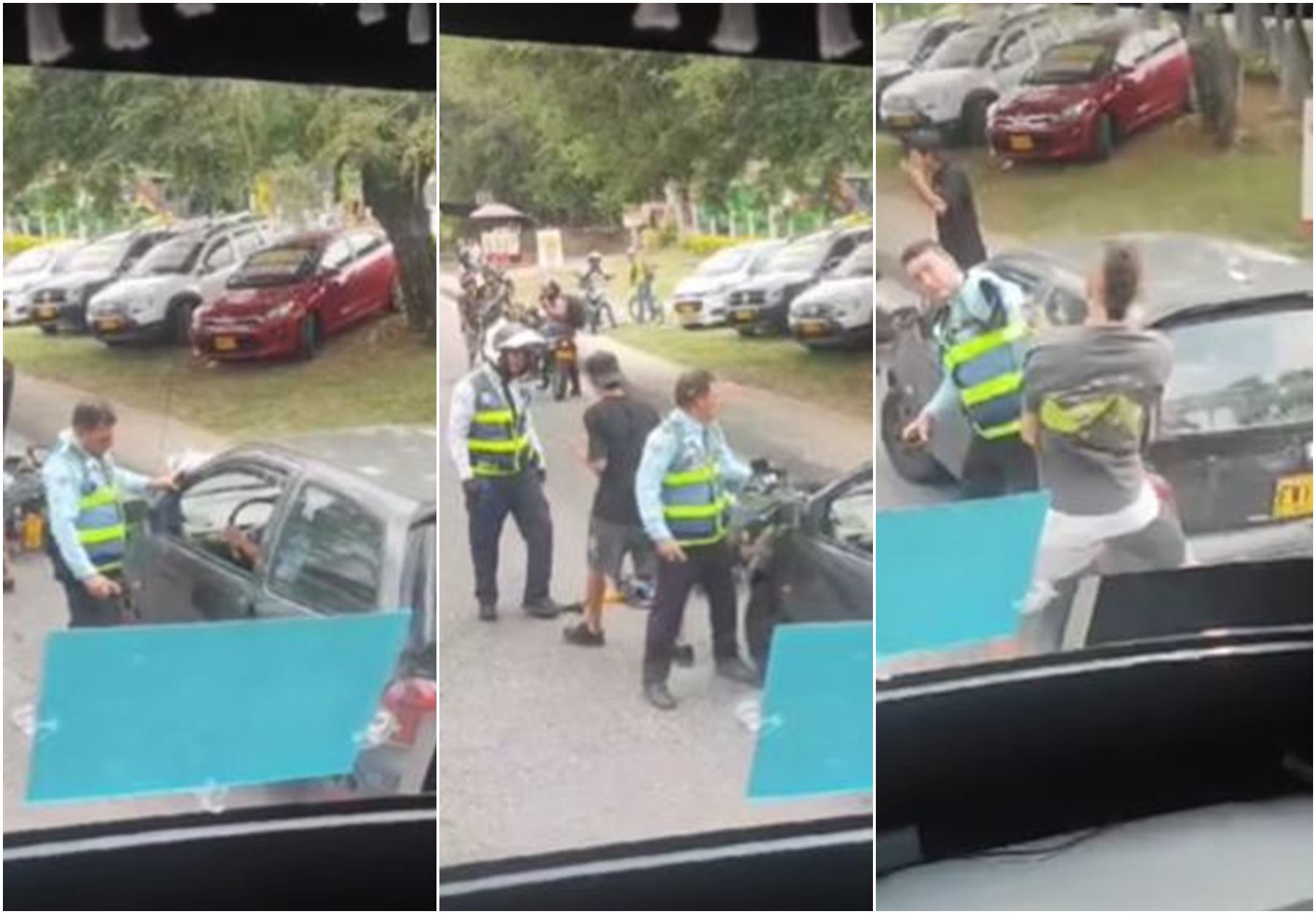 Agentes de tránsito agredidos en Ibagué