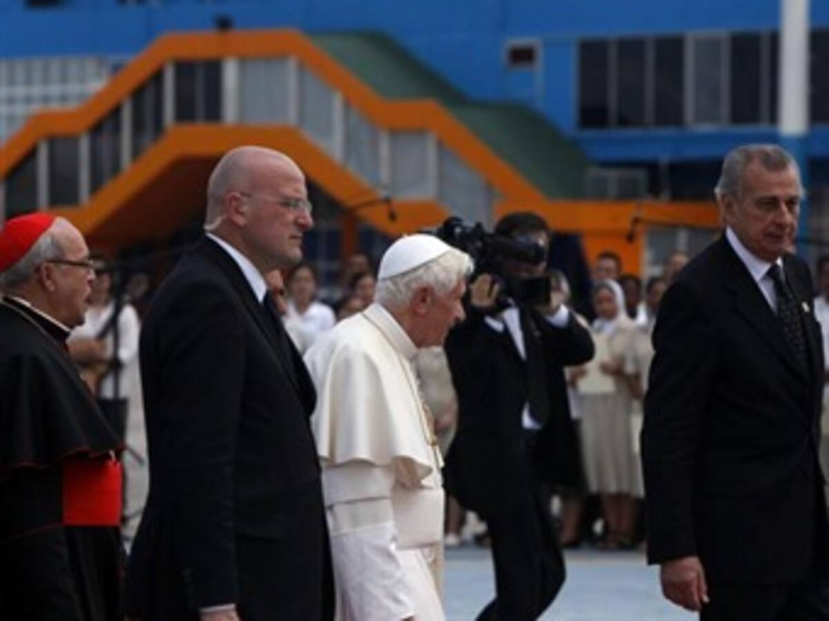 Benedicto XVI llega a La Habana, el segundo escenario de su visita a Cuba