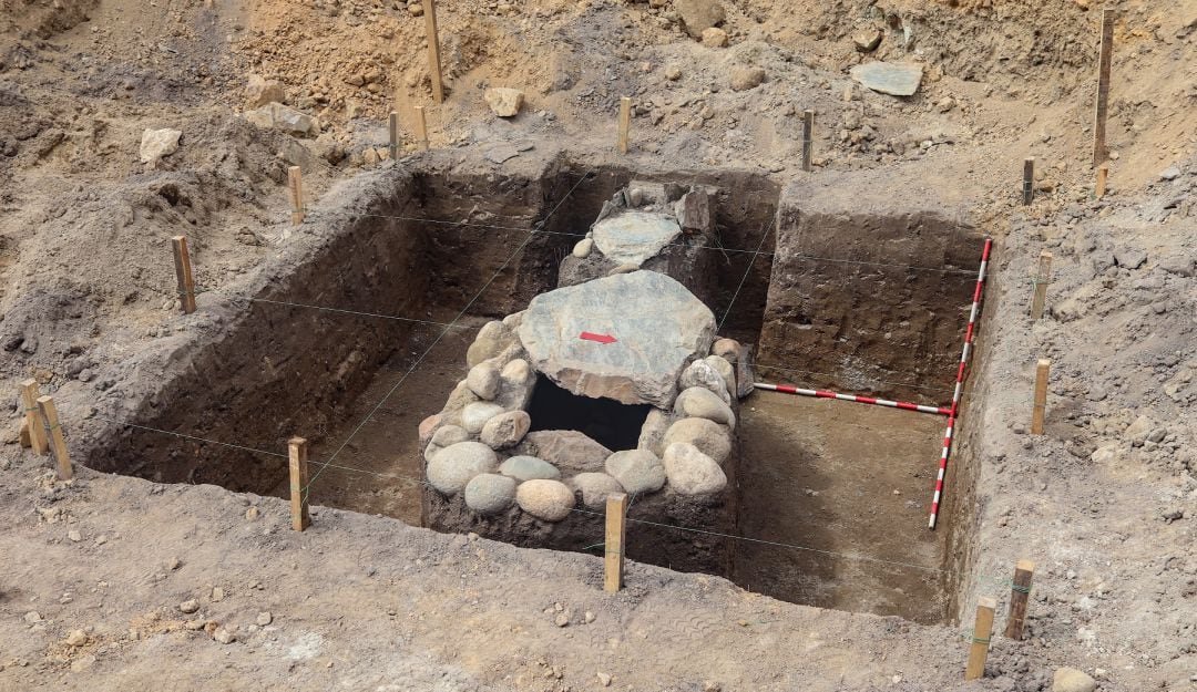 Hallazgo de un vestigio de la cultura Quimbaya en Cajamarca, Tolima