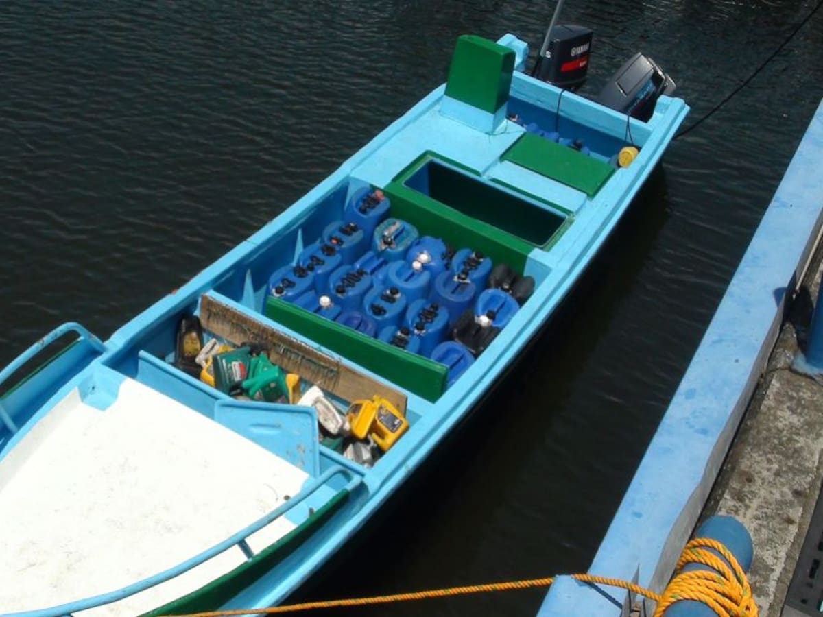 Armada Nacional incautó un cargamento de 190 kg de marihuana en el Pacífico