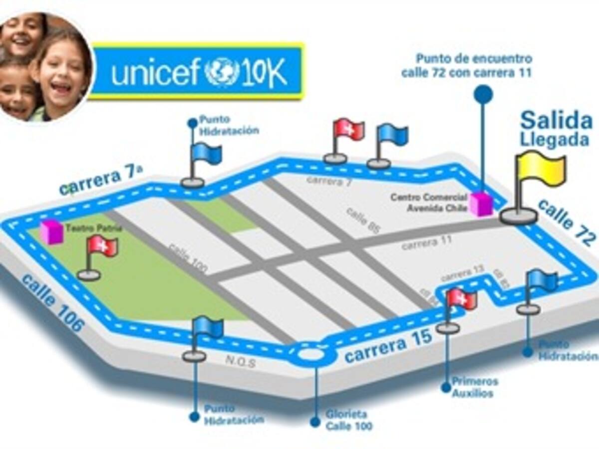 El domingo se correrá la carrera Unicef 10K