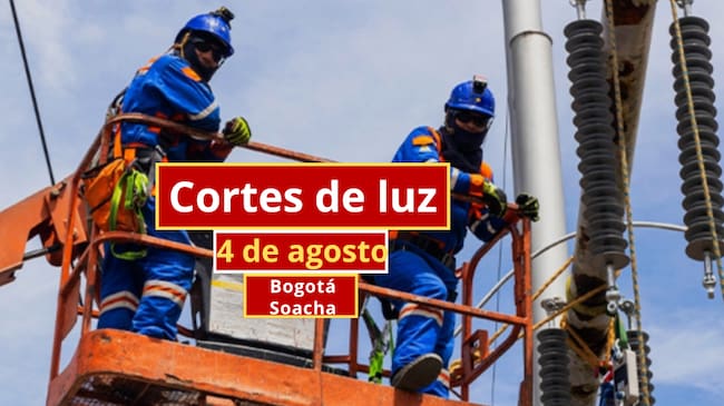 Cortes de luz en Bogotá y Soacha este martes 4 de agosto | Alcaldía de Bogotá