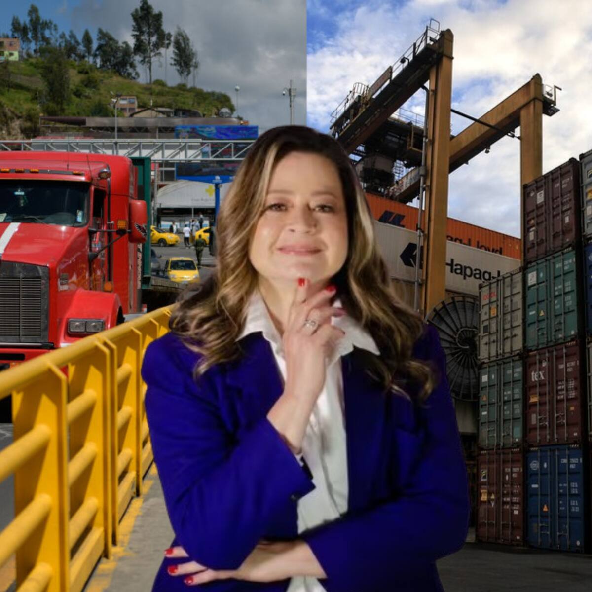 Ministra de Transporte pide no afectar comercio con Ecuador por tensiones diplomáticas