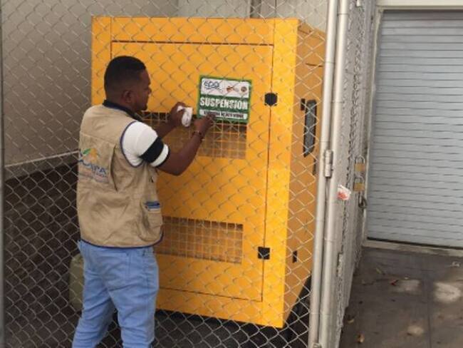 EPA Cartagena suspendió actividad sonora de plantas eléctricas en supermercados
