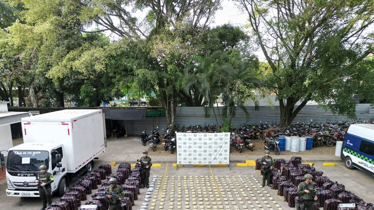 Fuera de circulación dos toneladas de marihuana en el Cauca tras operativo policial