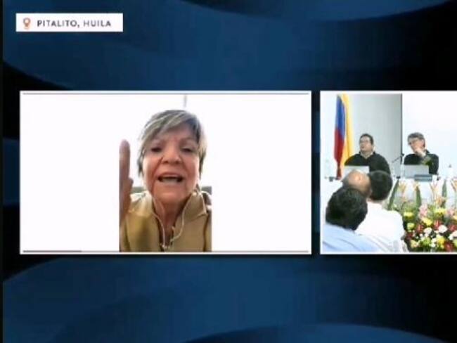 Fuerte cruce entre funcionaria del Gobierno y magistrado de la JEP en audiencia en Huila