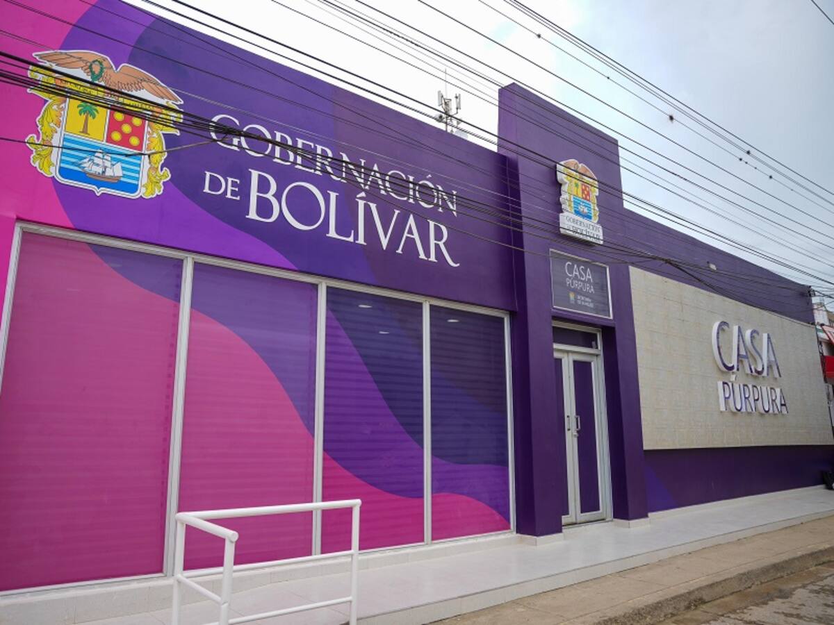 Gobernación de Bolívar inauguró segunda Casa Púrpura del departamento