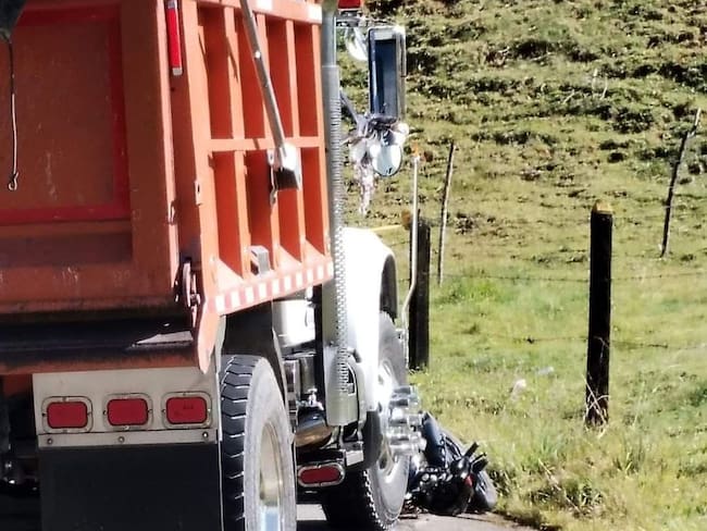 Accidente de tránsito en La Unión - foto cortesía
