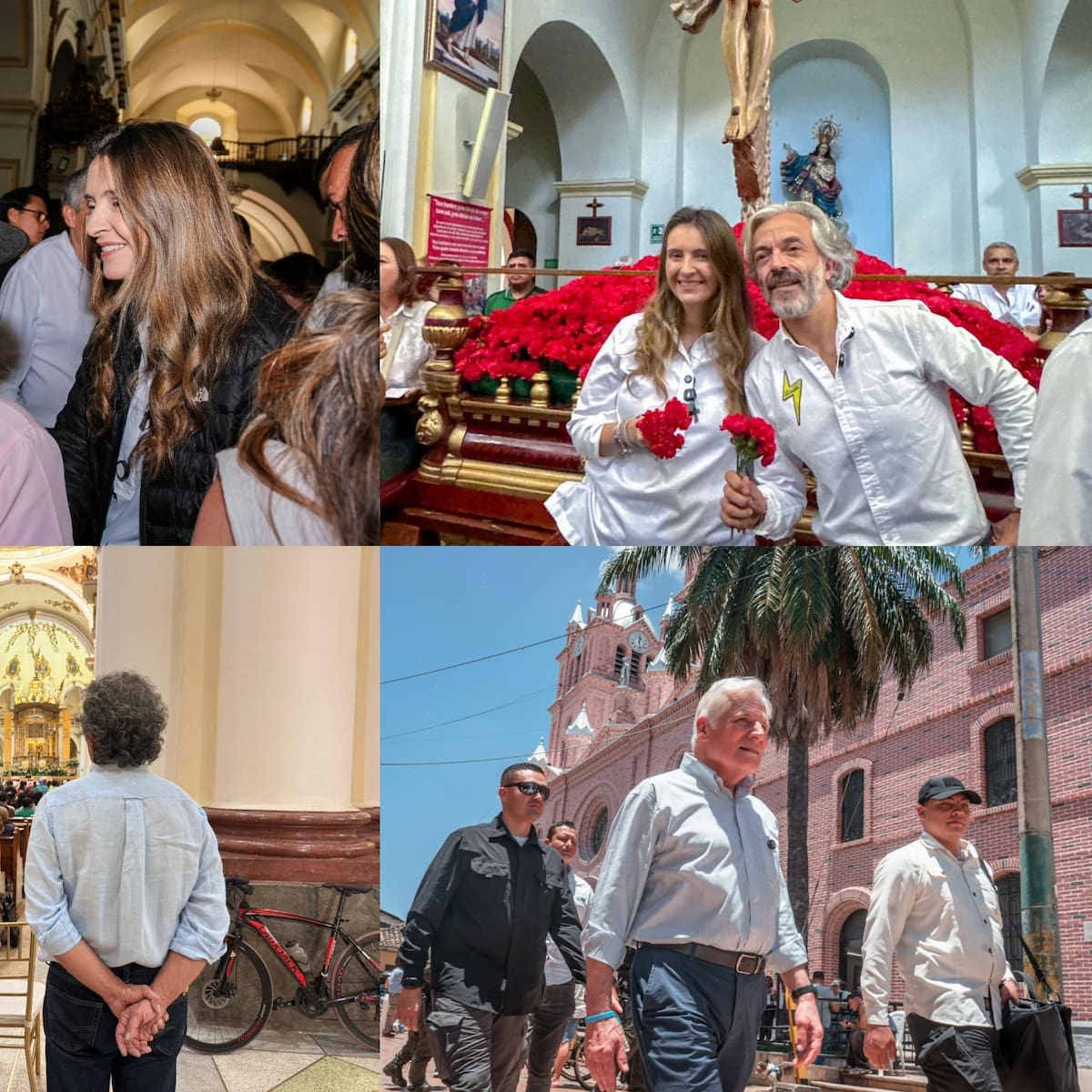 Candidatos presidenciales asistieron a eventos religiosos durante Semana Santa: así la han vivido