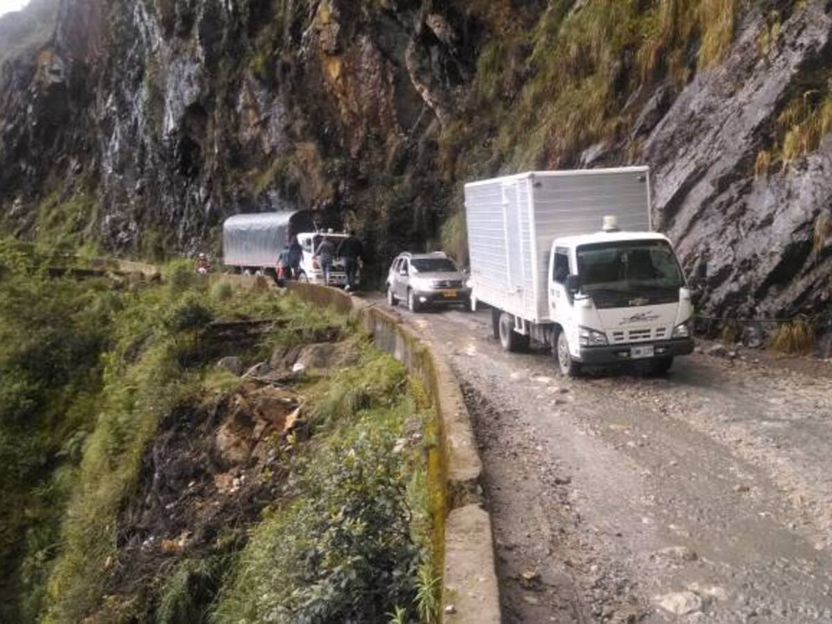 Principales vías de Boyacá afectadas por las fuertes lluvias