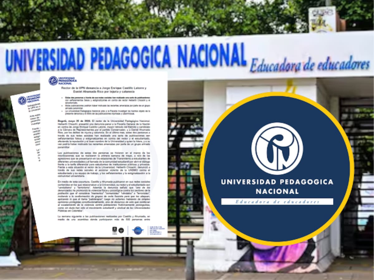 Rector de la Universidad Pedagógica denuncia ante Fiscalía señalamientos de terrorismo contra la UPN