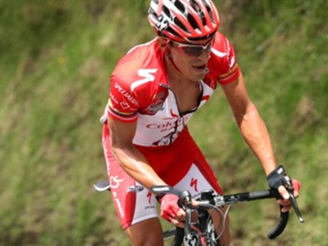 Luis Felipe Laverde fue tercero en la subida al Naranco en España