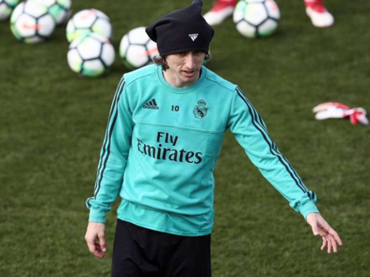 Luka Modric, ausente por lesión muscular en juego ante el Leganés