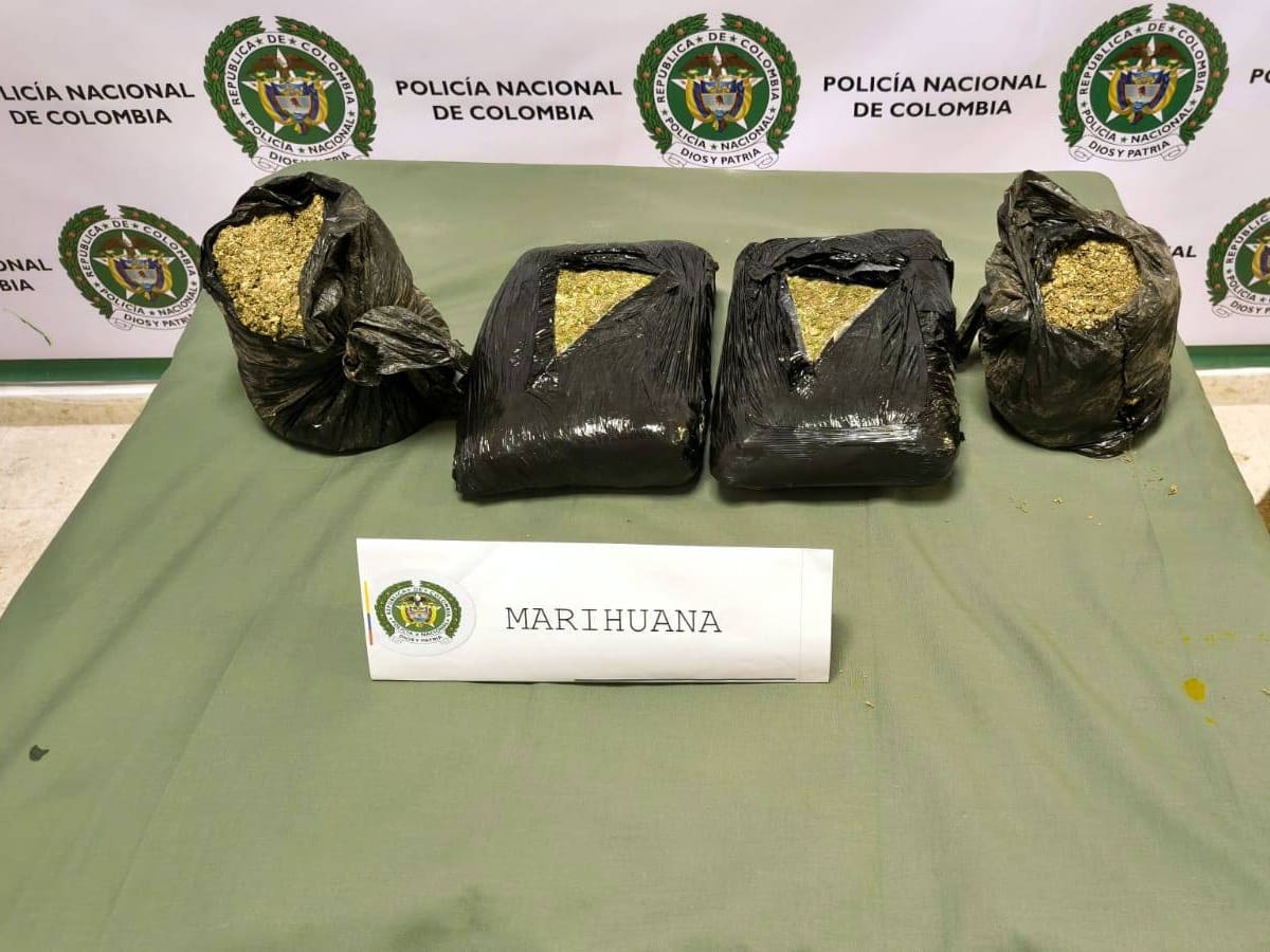 La Policía Nacional incauta 6,5 kilogramos de marihuana bajo la modalidad de encomiendas