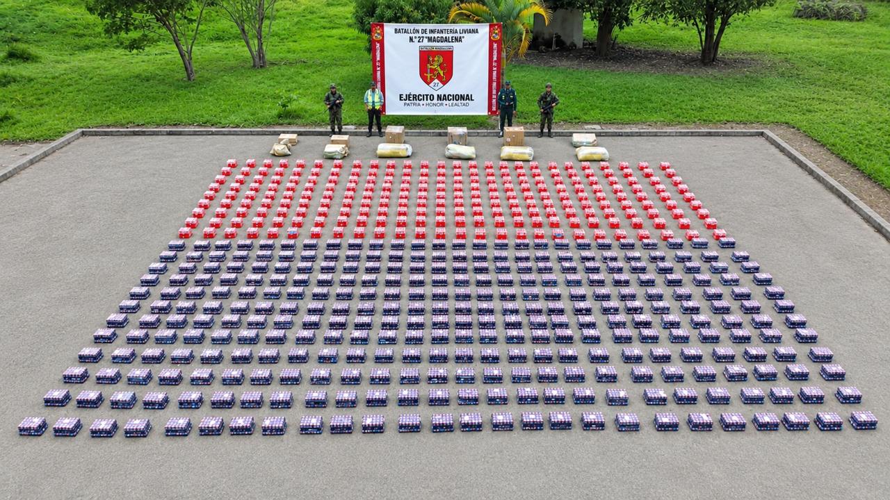 Aprehendieron más de 11.000 unidades de mercancía de procedencia extranjera en Pitalito. Foto Novena Brigada 