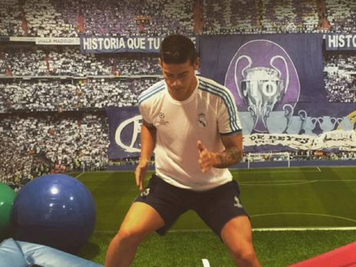 James inicia trabajos de recuperación y solo piensa en jugar ante Perú