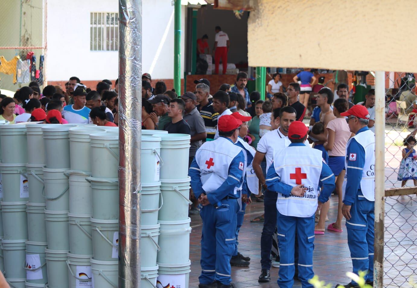 Comisión humanitaria lleva alimentos a familias desplazadas y confinadas del Catatumbo. / Foto: Camilo Picón.