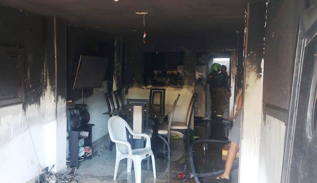 Se presentaron solo daños materiales y no hubo personas lesionadas