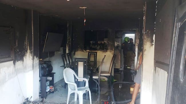 Se presentaron solo daños materiales y no hubo personas lesionadas