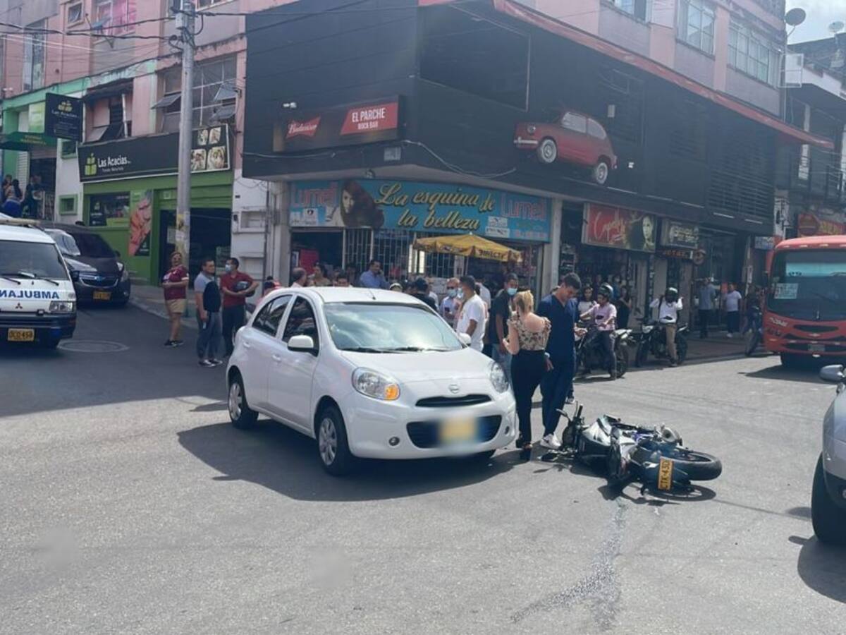 Cinematográfico fleteo en el centro de Ibagué