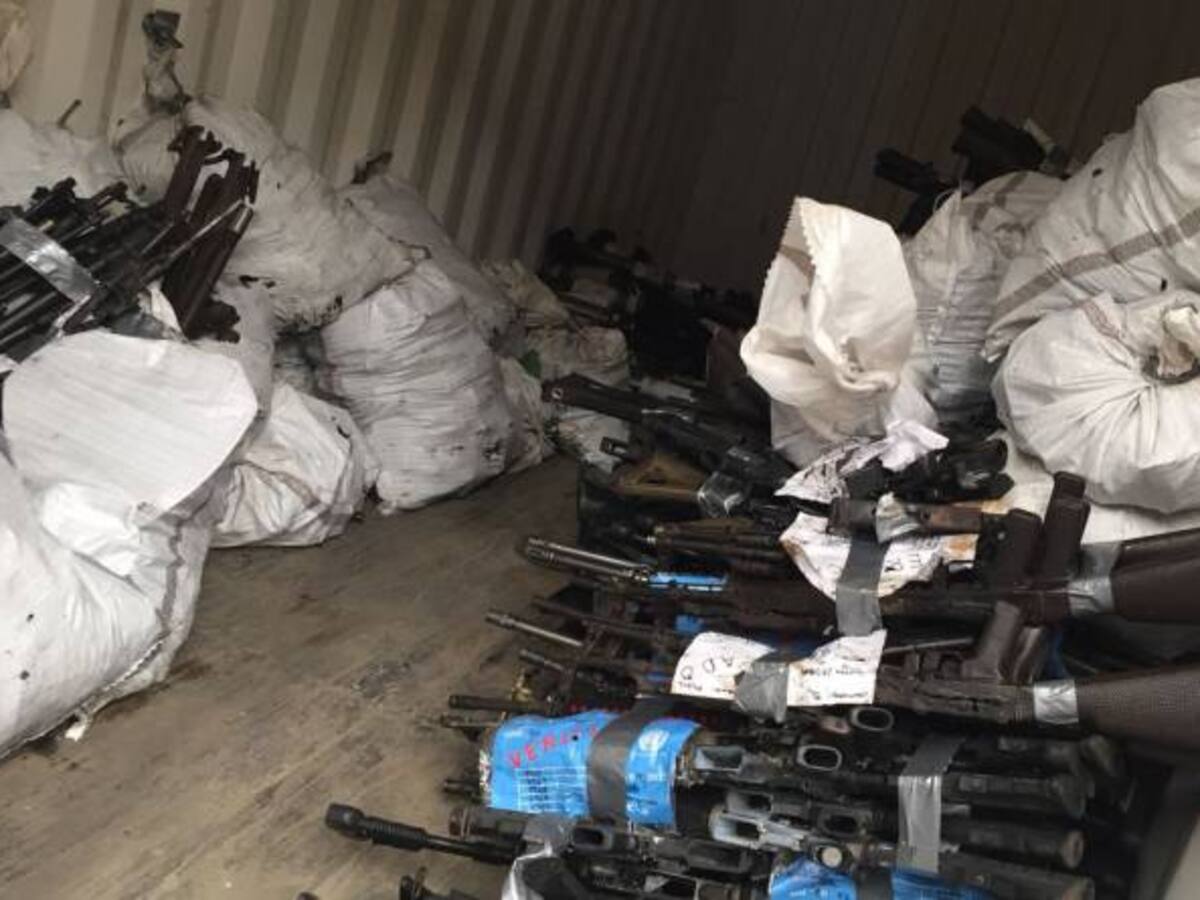 ONU cierra el proceso de dejación de armas de las Farc