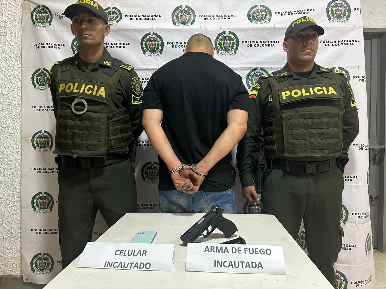 Capturado por intento de robo al alcalde de Carepa- foto policía Urabá