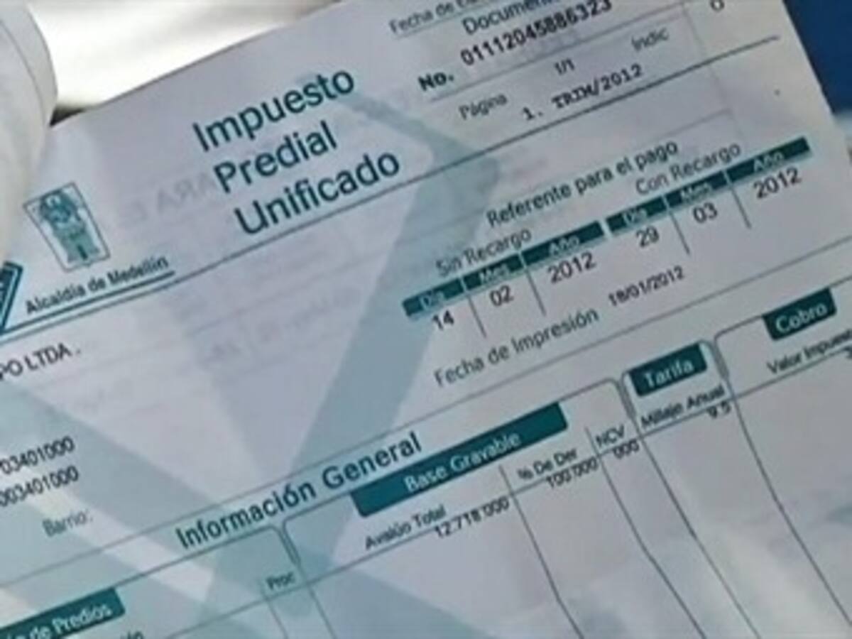 Comerciantes y pobladores de Medellín marchan hoy contra el impuesto predial